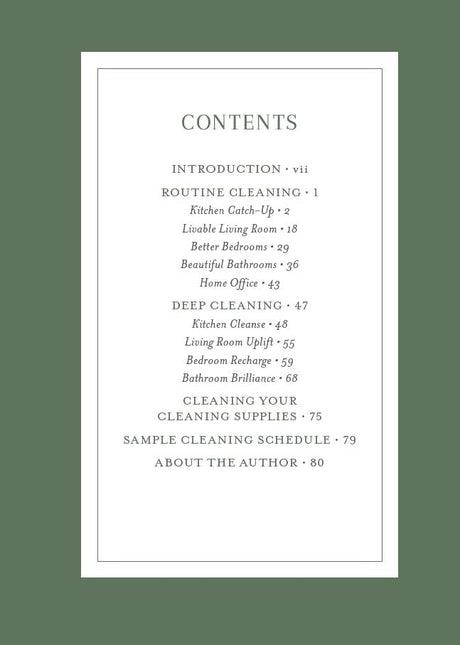 The Little Book of Cleaning Tips: A Guide to Keeping Your Space, Healthy, Tidy, & Calm - Retail Maharaj