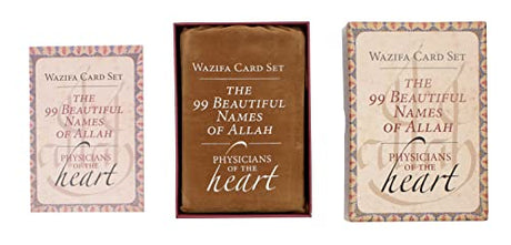 99 Beautiful Names of Allah: Physicians of the Heart Wazifa Card Set (Mandala Earth) - Retail Maharaj