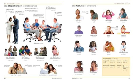 German English Bilingual Visual Dictionary - Retail Maharaj