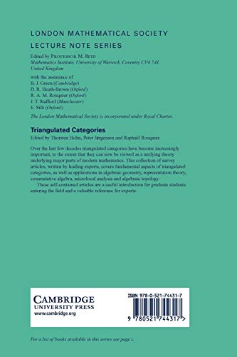 Triangulated Categories: 375 (London Mathematical Society Lecture Note Series) - Retail Maharaj