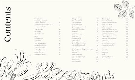The Calligraphy Book: Pointed Pen Techniques, Inspiration, and Projects - Retail Maharaj