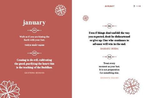 365 Days of Buddha Wisdom: Quotes from Buddhist Thinkers to Bring You Daily Inspiration - Retail Maharaj