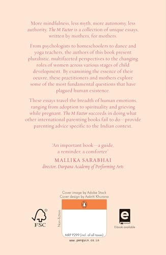 The M Factor: Memoirs by Mothers | Parenting Book with Indian Motherhood Stories, Practical Advice on Child Development, Family Life & Mindful Living - Retail Maharaj