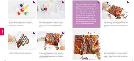 Acrylic Paint Pouring: 16 Fluid Painting Projects & Creative Techniques - Retail Maharaj