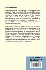 Buddhism Under the T'ang (Cambridge Studies in Chinese History, Literature and Institutions) - Retail Maharaj
