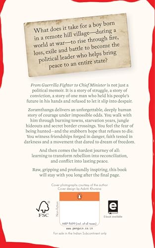 From Guerrilla Fighter to Chief Minister: A true political memoir of conflict, conviction, and leadership by Mizoram’s former Chief Minister - Retail Maharaj