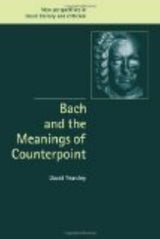 Bach and the Meanings of Counterpoint: 10 (New Perspectives in Music History and Criticism) - Retail Maharaj