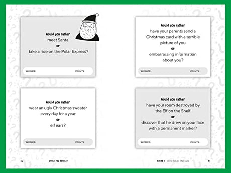 Would You Rather? Christmas Edition: Laugh-Out-Loud Holiday Game for Kids - Retail Maharaj