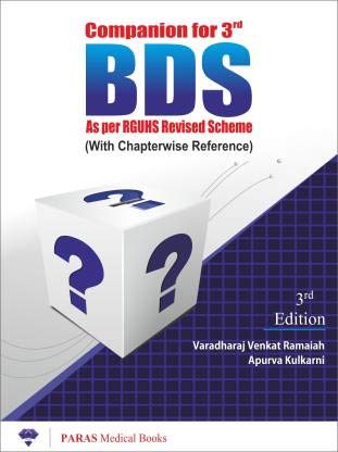Companion For 3rd BDS As Per RGUHS Scheme (With Chapter Wise Reference) 3rd Edition 2018 - Retail Maharaj