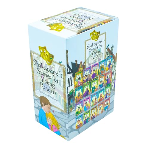 Shakespeare's Stories for Young Readers 20 Books Set: Macbeth, A Midsummer's Night Dream, Hamlet, Romeo and Juliet, Othello, As You Like It, All's Well That Ends Well, King Lear - Retail Maharaj