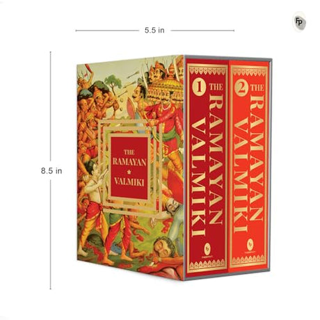 The Ramayan of Valmiki: Volume 1 & 2 (Deluxe Hardbound Edition) Boxed Set - Retail Maharaj