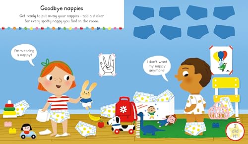 No More Nappies Sticker Activity Book:Perfect for potty training, with over 300 stickers! - Retail Maharaj