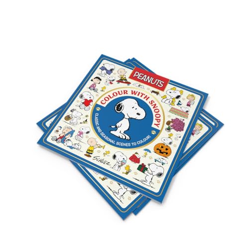 Official Peanuts: Colour with Snoopy: ALL NEW, celebrating 75 years of Peanuts, a collection of classic colourings for fans of the film, comics and tv shows - Retail Maharaj