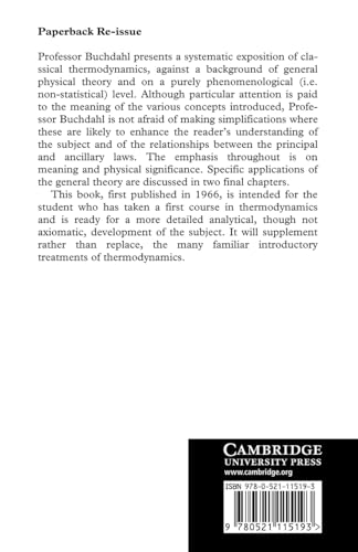 The Concepts of Classical Thermodynamics (Cambridge Monographs on Physics) - Retail Maharaj