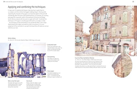 Atmospheric Buildings in Watercolour - Retail Maharaj