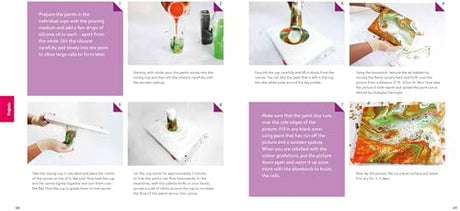 Acrylic Paint Pouring: 16 Fluid Painting Projects & Creative Techniques - Retail Maharaj