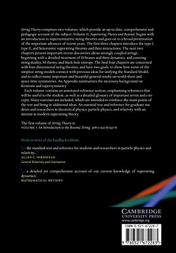 String Theory (2) (Cambridge Monographs on Mathematical Physics) - Retail Maharaj