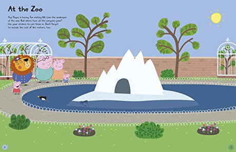 Peppa Pig: Peppa’s Favourite Places: Sticker Scenes Book - Retail Maharaj