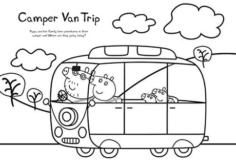 Peppa Pig: Peppa's Bumper Colouring Book: Official Colouring Book - Retail Maharaj
