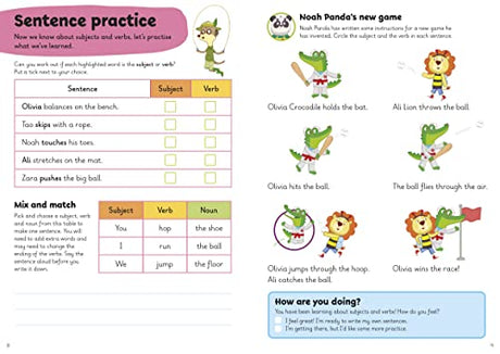 First Grammar: A Learn with Ladybird Activity Book 5-7 years: Ideal for home learning (KS1) - Retail Maharaj