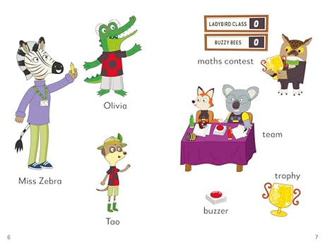 Ladybird Class - The Maths Contest: Read It Yourself - Level 1 Early Reader - Retail Maharaj