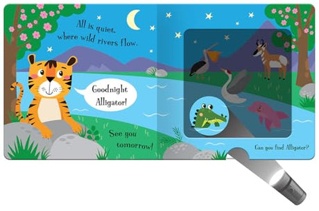Goodnight Tiger (Magic Flashlight Books) - Retail Maharaj