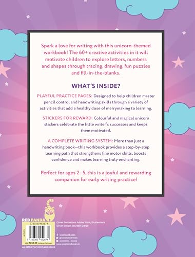Unicorn Writing Magic: The Ultimate Learn-To-Write Practice Book - Retail Maharaj