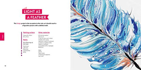 Acrylic Paint Pouring: 16 Fluid Painting Projects & Creative Techniques - Retail Maharaj