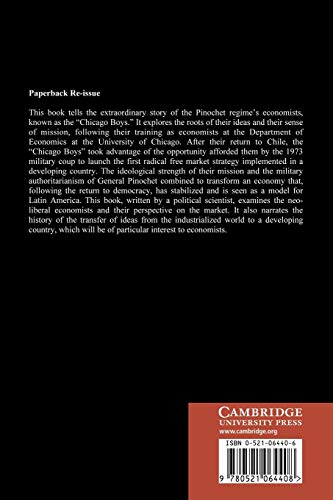 Pinochet's Economists: The Chicago School of Economics in Chile (Historical Perspectives on Modern Economics) - Retail Maharaj
