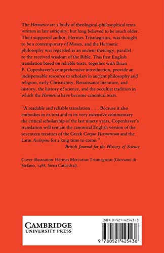 Hermetica: The Greek Corpus Hermeticum and the Latin Asclepius in a New English Translation, With Notes and Introduction - Retail Maharaj