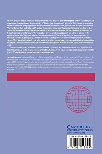 The International Law Commission's Articles on State Responsibility: Introduction, Text and Commentaries - Retail Maharaj