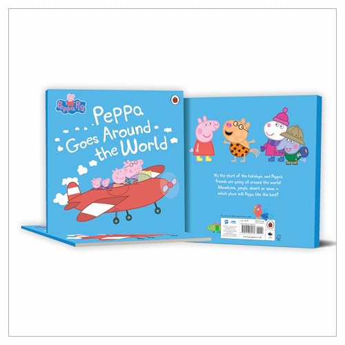 Peppa Pig: Peppa Goes Around the World: Peppa Pig: A Fun-Filled Adventure Exploring Places & Cultures | Storybook for Kids Age 3+ - Retail Maharaj