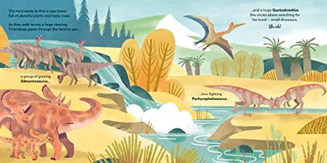 A Dinosaur's Day: Triceratops Follows Its Herd - Retail Maharaj