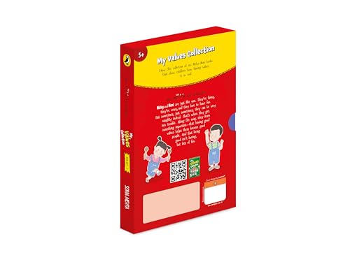 My Book of Values: Box Set 1 | A Set of 6 Exciting Story cum Activity Books | Illustrated Storybooks on Values and Good Behaviour | Honesty, Respect, Sharing, Caring for Animals, Friendship, Gratefulness | Ages 5 + - Retail Maharaj