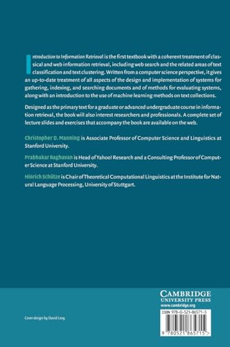 Introduction to Information Retrieval - Retail Maharaj
