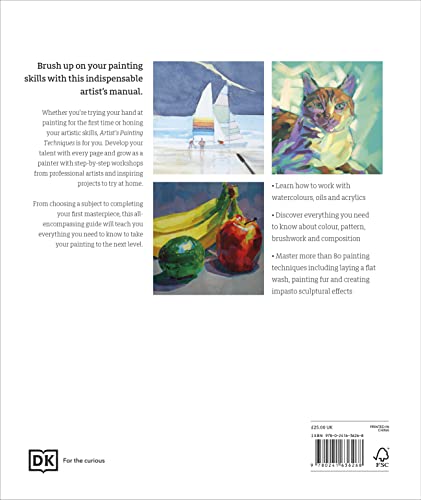 Artist's Painting Techniques: Explore Watercolours, Acrylics, and Oils. Discover Your Own Style. Grow as an Artist - Retail Maharaj