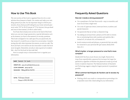 A-Z Password Book: Individual Letter Tabs to Quickly Access Login Information - Retail Maharaj