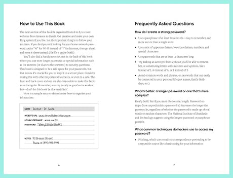 A-Z Password Book: Individual Letter Tabs to Quickly Access Login Information - Retail Maharaj