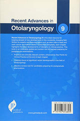 RECENT ADVANCES IN OTOLARYNGOLOGY-9 - Retail Maharaj