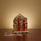 Shri Ram Darbar Statue in Big Size for Pooja Lord Rama Laxman Sita & Hanuman Murti Religious Idol for Home Office Decor - Retail Maharaj