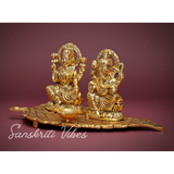 Laxmi Ganesha Metal Statue Decorative Showpiece - Retail Maharaj