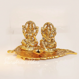Laxmi Ganesha Metal Statue Decorative Showpiece - Retail Maharaj