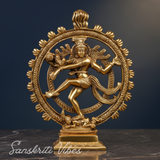 Shiva Idol Metal Statue for Home Decor Mandir Temple Puja Meditation Vastu Positive Energy Showpiece Handcrafted - Retail Maharaj