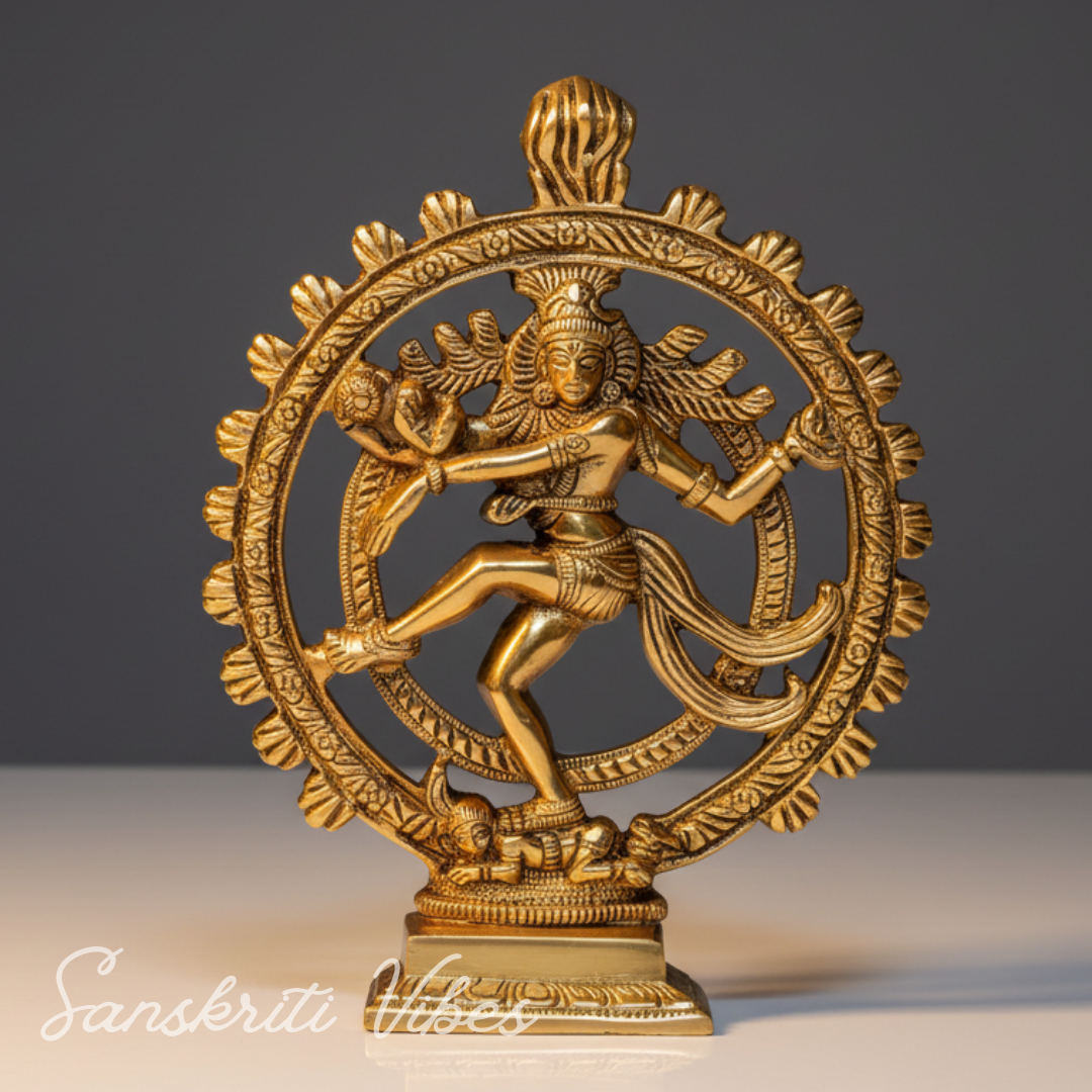 Shiva Idol Metal Statue for Home Decor Mandir Temple Puja Meditation Vastu Positive Energy Showpiece Handcrafted - Retail Maharaj