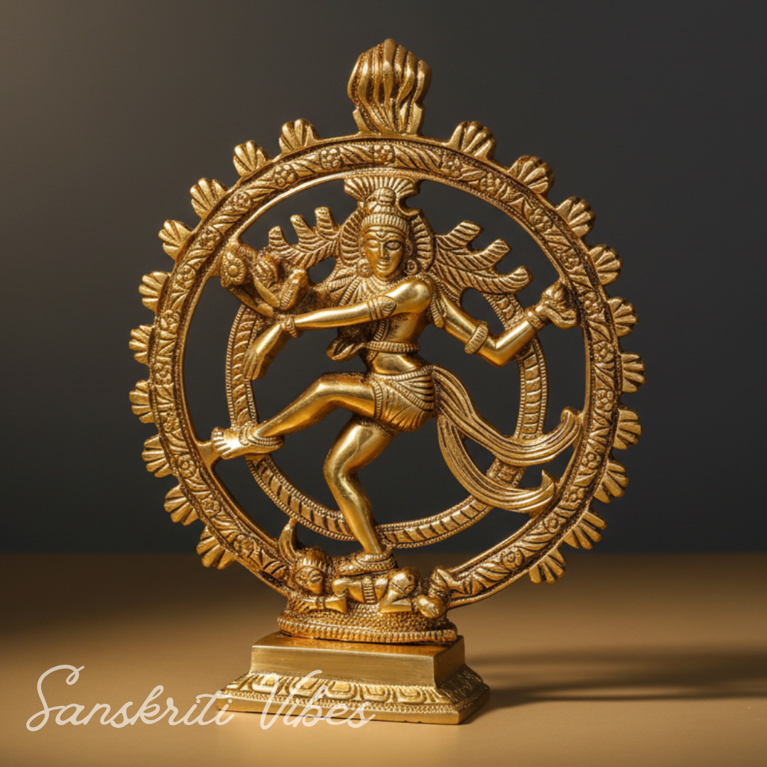 Shiva Idol Metal Statue for Home Decor Mandir Temple Puja Meditation Vastu Positive Energy Showpiece Handcrafted - Retail Maharaj