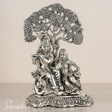 Radha Krishna Aluminium Idol – Glossy Finish Handcrafted Statue for Home Décor & Wedding Gift - Retail Maharaj