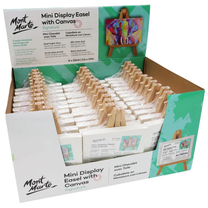 Retail Maharaj Mini Display Easel with Canvas Signature 8x10cm - Retail Maharaj