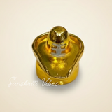 Metal Shivling Small Shivlingam Idol for Puja Mandir Temple Vastu Home Decor Gift Spiritual Showpiece Height 3.5 cm - Retail Maharaj