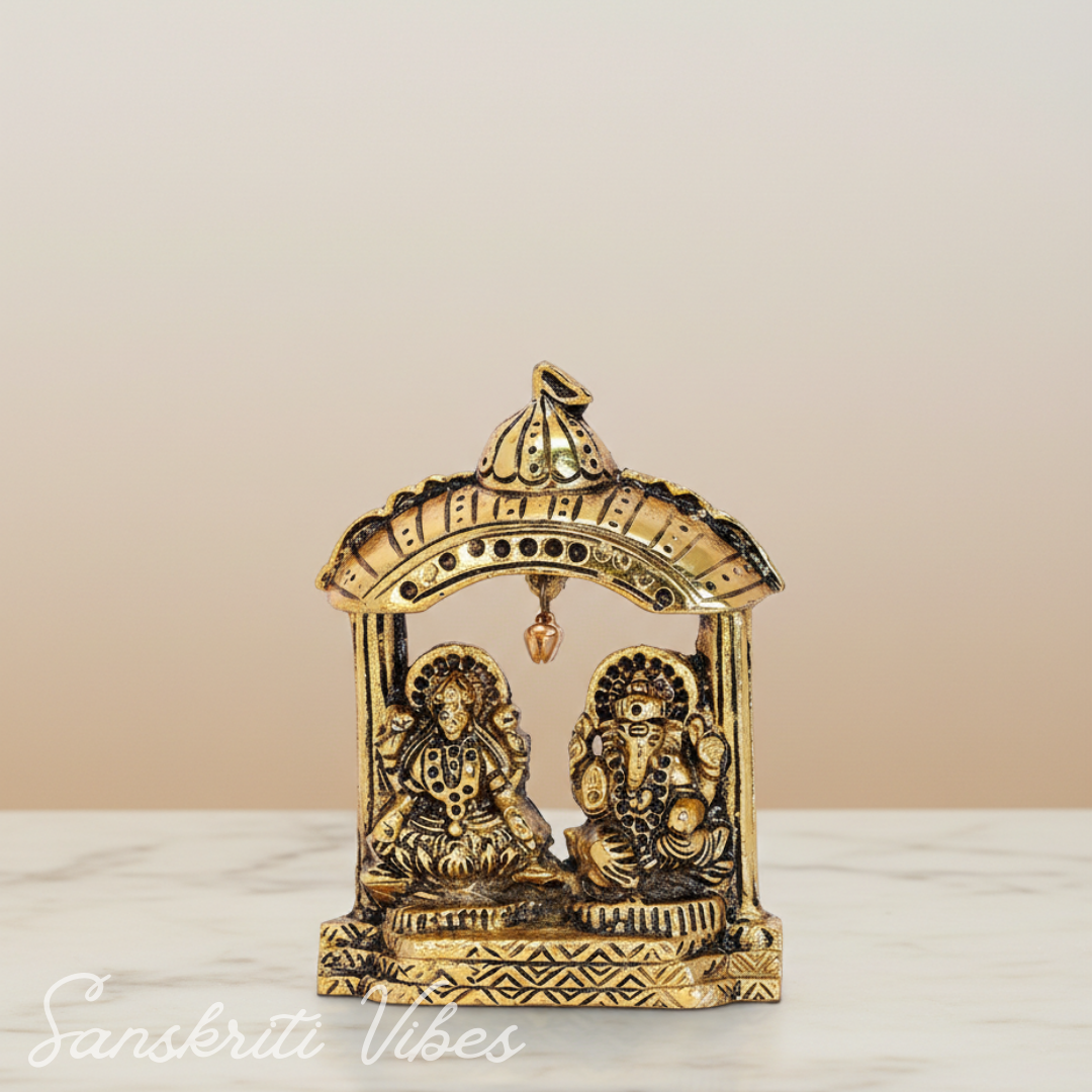 Metal Laxmi Ganesh Diwali Pooja Decorative Showpiece Figurines - Retail Maharaj