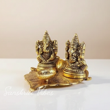 Laxmi Ganesha Metal Statue - Retail Maharaj